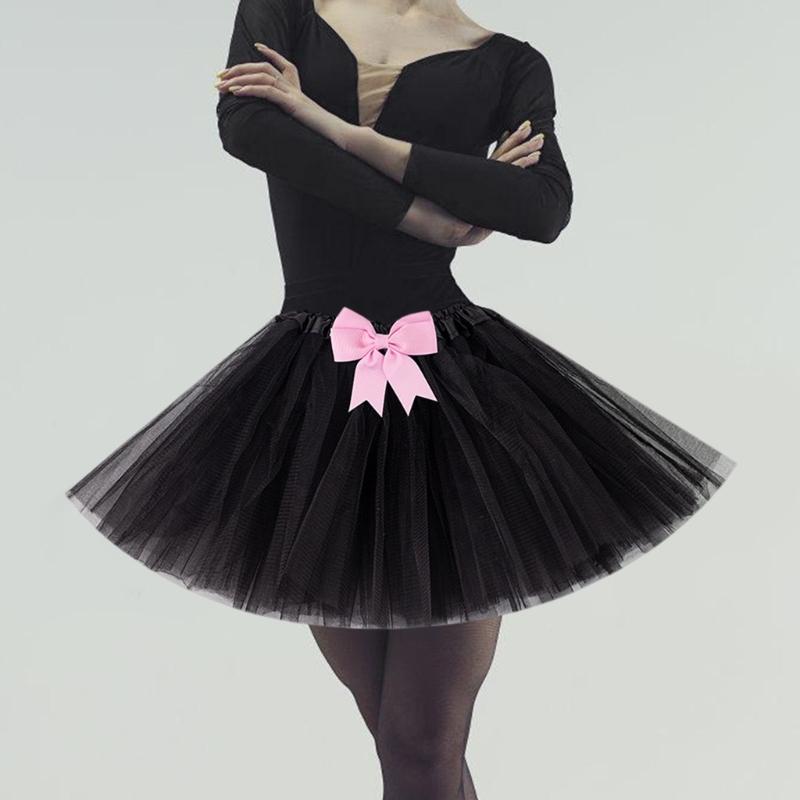 Gonna Tutù Elastica Vita Alta Gonna in Tulle Gonna Tutù in Tulle Stratificata Costumi Cosplay di Halloween per Bambine Adolescenti Regali