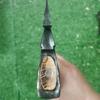36cm Carbonized Handle Dragon Spine Multi-functional T actical Axe Outdoor Survival Axe Convenient Firewood Splitting Tool