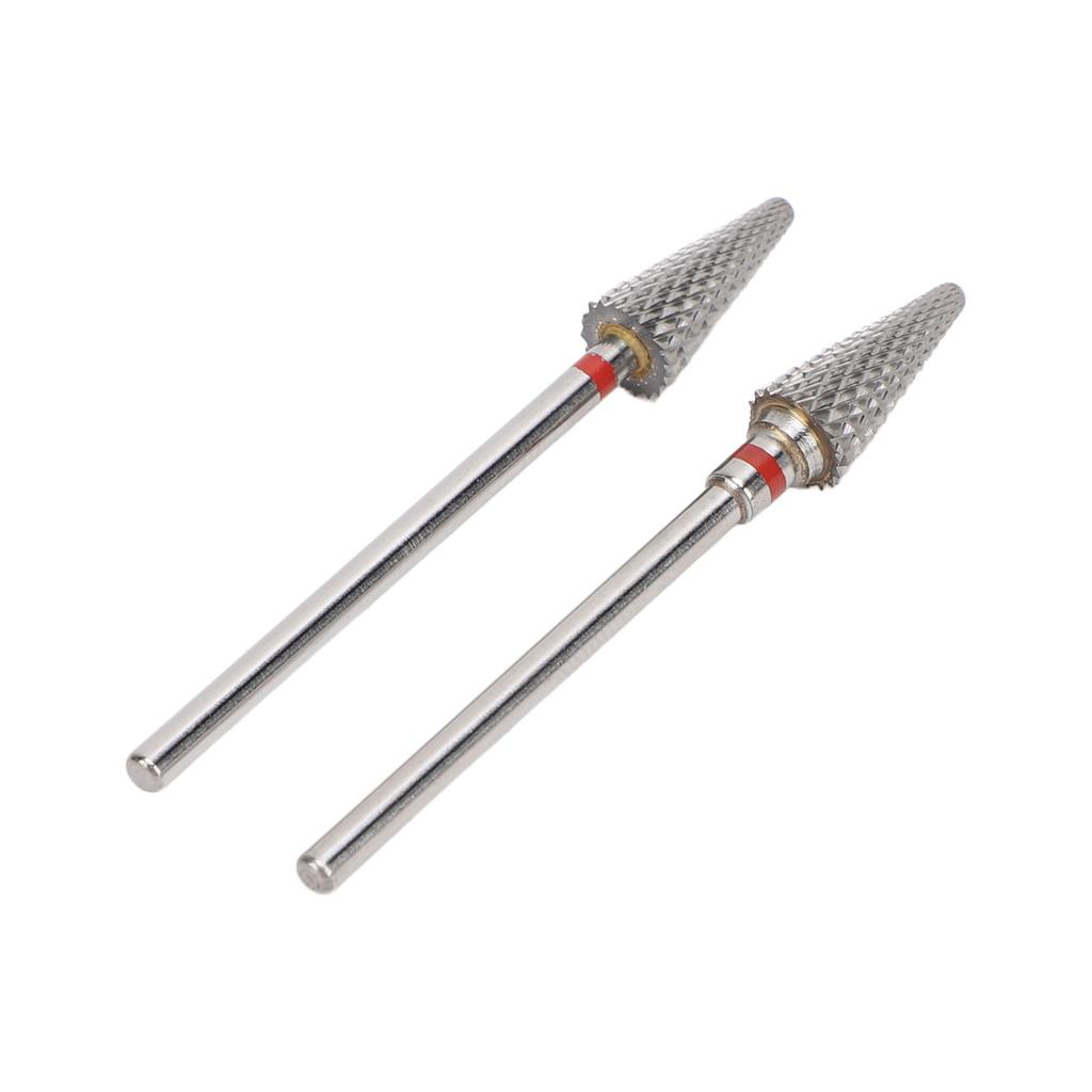 Nail Tapered Drill Bit Professional Fast Removing Tungsten Steel Manicure Drill Bits for Exfoliating