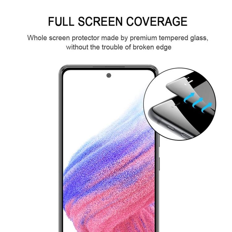 Full Glue Cover Screen Protector Tempered Glass Film For Samsung Galaxy A53 5G