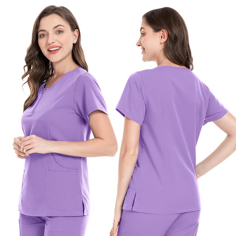 Women's Surgical Suit - Quick Dry, Elastic Hand Wash Set for Hospital Nurses and Dental Professionals
