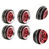 4 Pieces 1.3 Inch Wheel Hubs, Width 1.5 Cm, Metal Outer Diameter 3.7 Cm for -18 1: 18 RC Car, And to