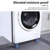 Antivibration Foot Pads Washing Machine Feet Pads Shock Noise Dampening Cancelling Adjustable for Washer Dryer Machine