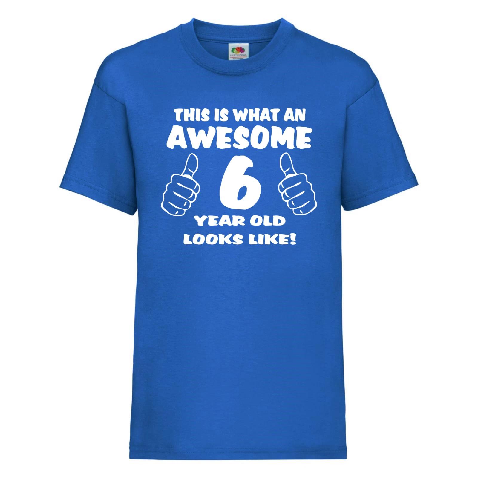 6th birthday T-Shirt gift - This Is What An Awesome 6 Year Old Looks Like! 4XL