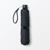 MUJI Folding Umbrella for Sun and Unisex 60cm Rib Length Rain, Adult, DEA53A5A, Black,
