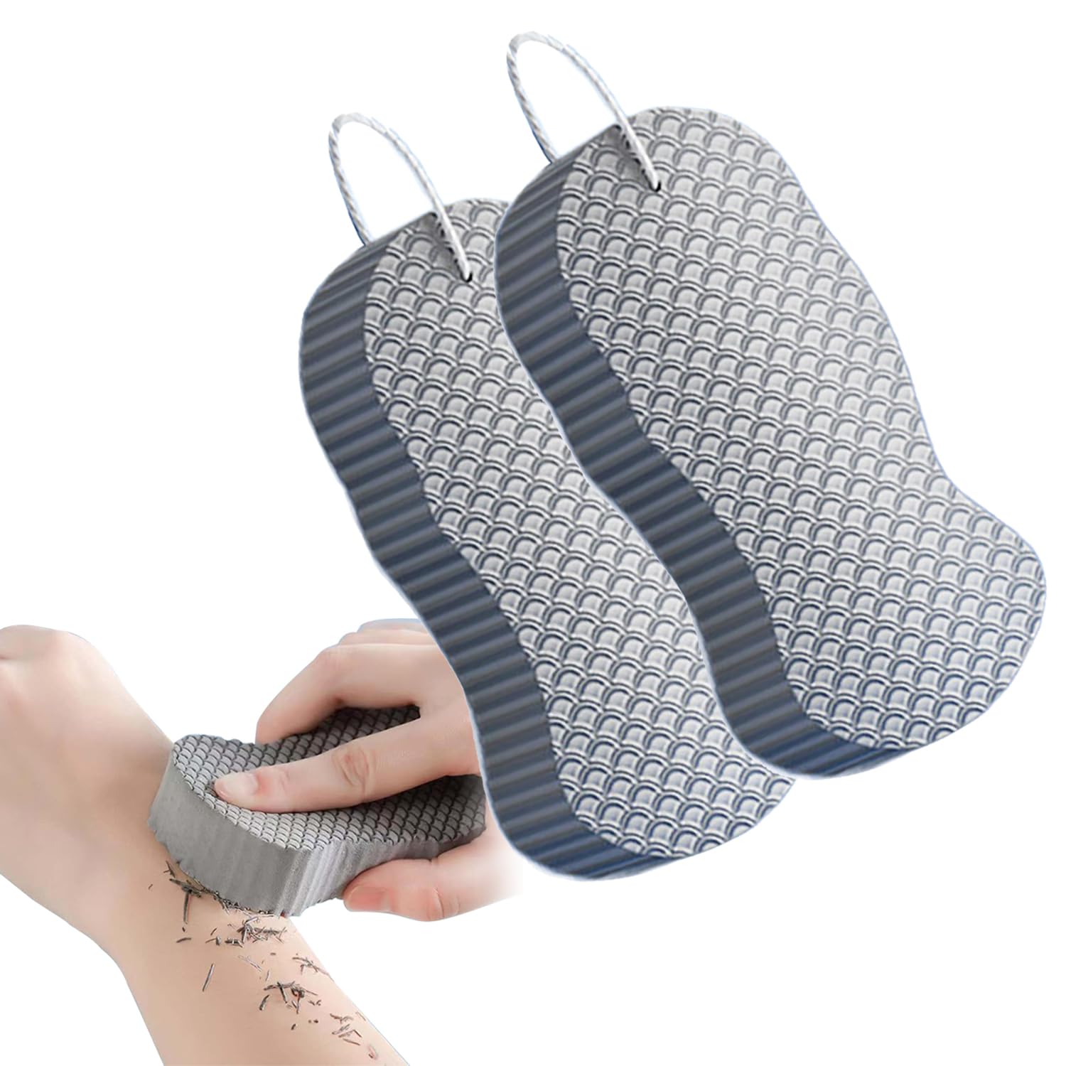 Magic Exfoliating Bath Sponge, 2026 New Ultra-Soft Exfoliating Bath Sponge Set, Magic Exfoliating Body Brush, Skin-Friendly and Reusable