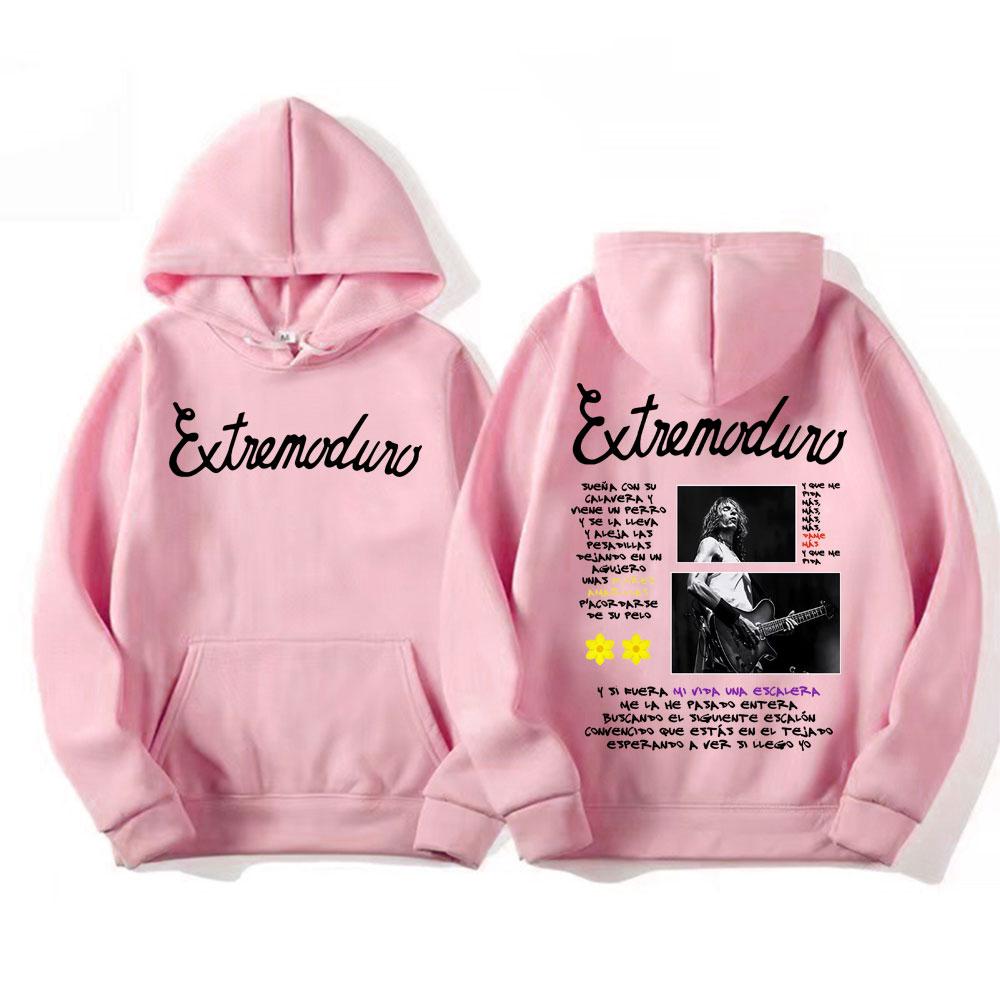 Rock Band Extremoduro Tour 2025 Merch Hoodies Herren Damen Mode Retro Lässig Gemütliches Sweatshirt Hip Hop Punk Stil Übergroßer Hoodie