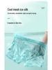Men's Summer Ice Silk Seamless Boxer Briefs - Breathable, Comfortable, High-Elastic, Mid-Waist, Mesh Design