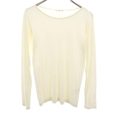 Y's Long Sleeve T-shirt Ivory Ron T Women Used