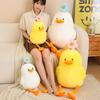 Cute Soft Flower Duck Doll Plush Toy White Duckling Doll Children's Company Soothing Rag Doll
