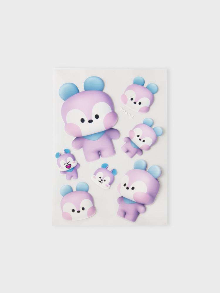 LINE FRIENDS BT21 MANG Big & Tiny Removable Sticker