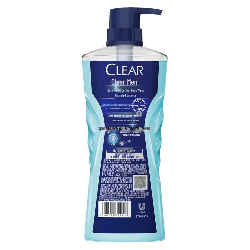 Clear Men Hydrating Balance Shower Gel & Refreshing Shampoo