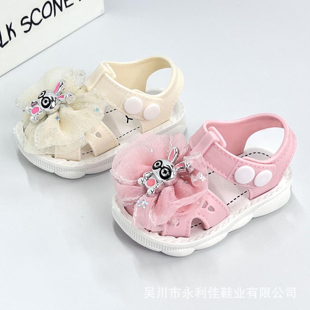 New Summer Sandals for Girls, Infant and Toddler Closed-Toe Walking Shoes, Direct Supply