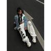 New Women's Printed Casual Sweatpants, High Waist Loose Fit Hip-Hop Dance Joggers with Slimming Effect, Streetwear Trousers for Summer Fashion