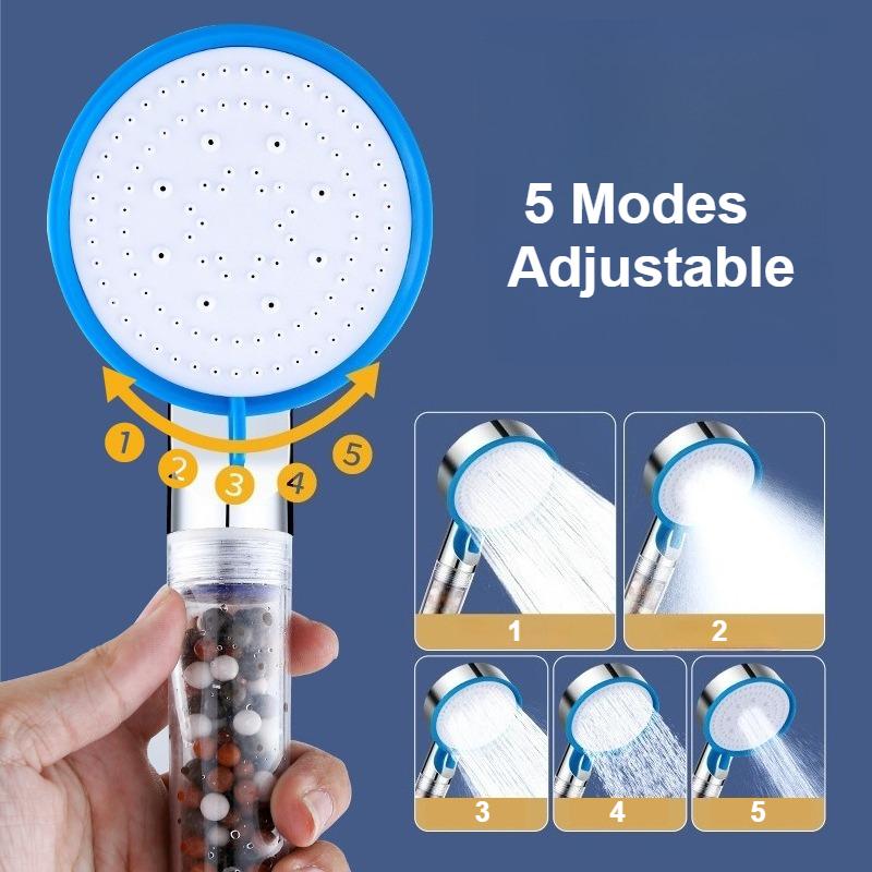 Chlorine-removing Shower Head Pressure-increasing ShowerHead Bathroom Shower Nozzle Bathroom Handheld Shower Head