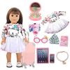14 Inch Doll Shoes 5cm Shoes 20cm Cotton Doll Bow Shoes Toy Doll Shoes