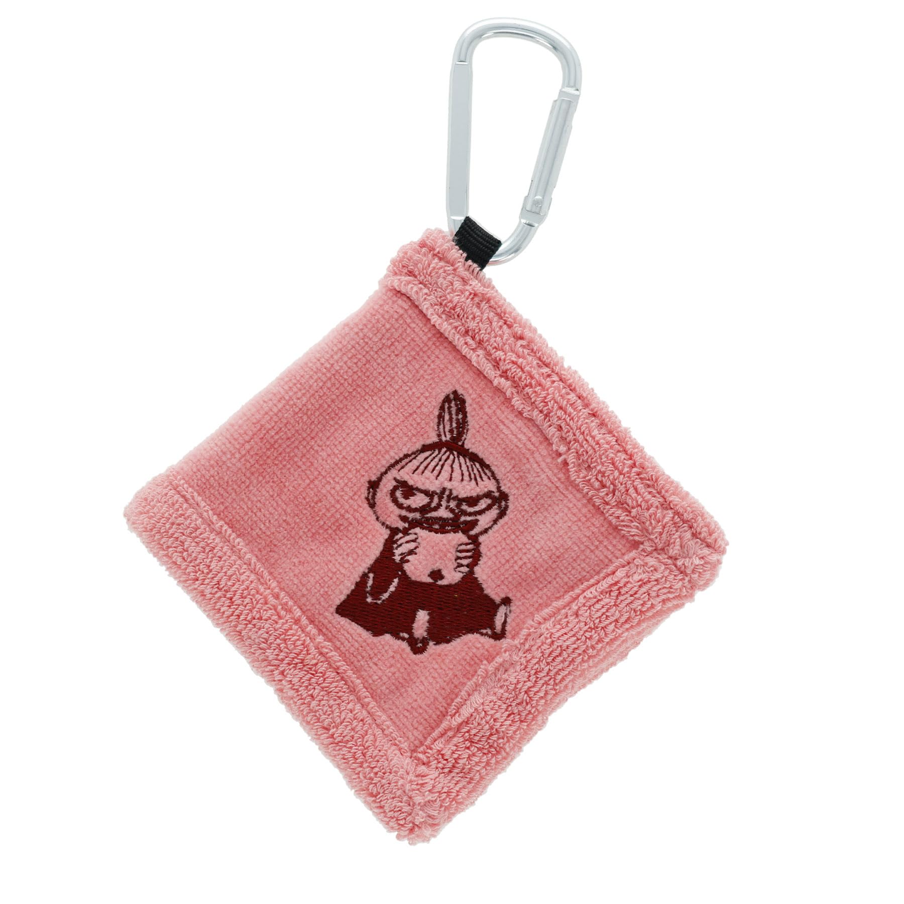 

Marushin Cleaner Towel Moomin Mogumogu Red Golf Character Beginner Ball Towel Ball Cloth with Carabiner 1525008300