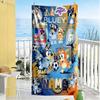 Bluey's Adventure World Customized Name Beach Towel Soft Durable Quick-Dry Suitable for Swimming Gym Camping Yoga Vacation