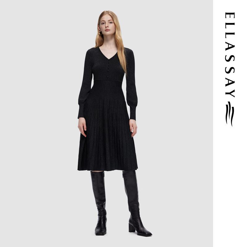 ELLASSAY Women's Elegant Knit Mid-length Dress EWD353M01100