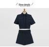 Women's Summer 2026 Chic Two-Piece Set: Petite Professional Workwear Shorts & Suit