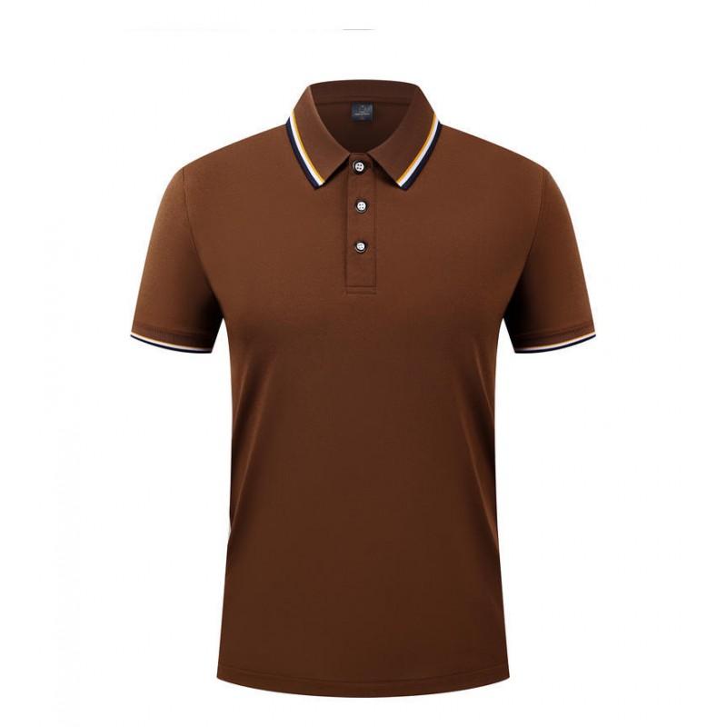 Quick-Dry Ice Silk Collar Polo Shirt Corporate Teams Group Events Custom Printed