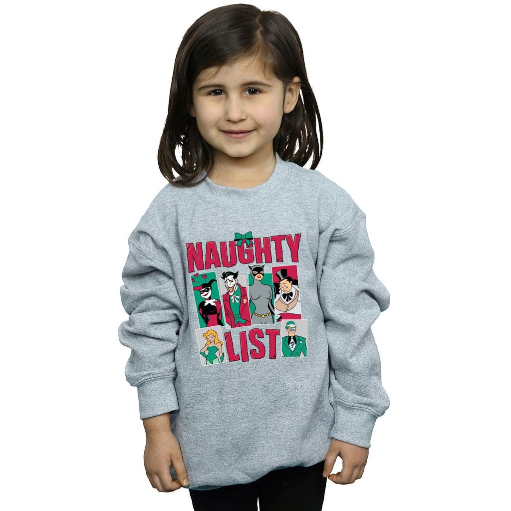Batman Girls Naughty List Sweatshirt