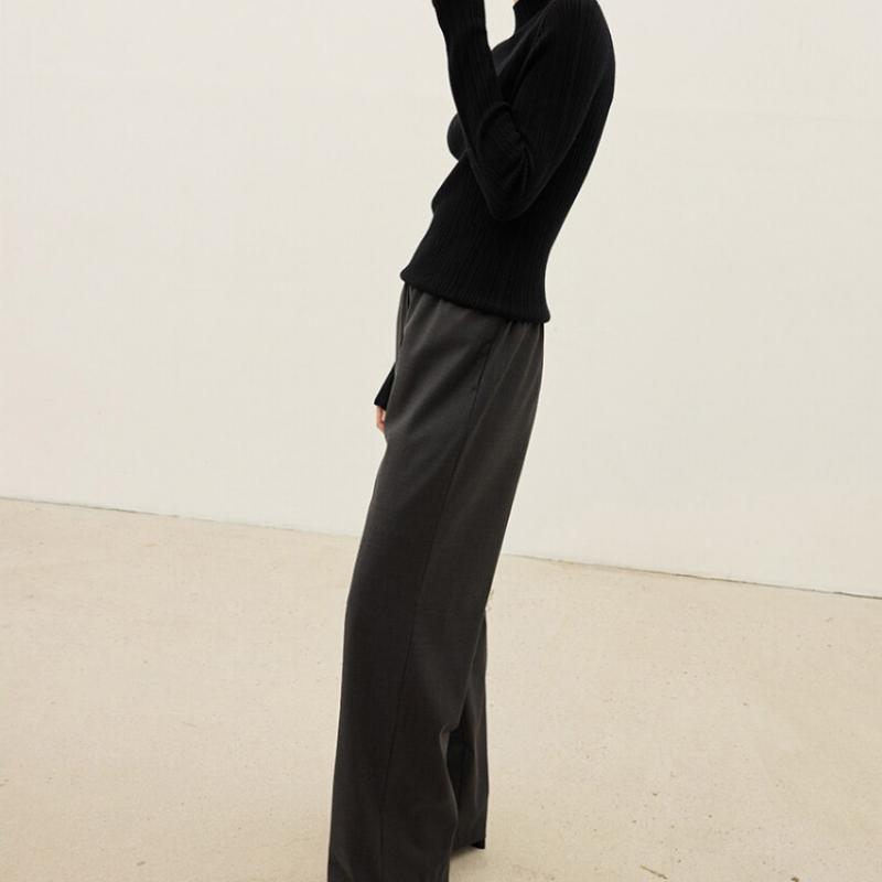 Cozylook Loose Fit Wool Blended Pants 2 Types