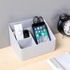 Home Desktop Storage Box Plastic Miscellaneous Basket Cosmetics Sorting Box Remote Control Multi Functional Sorting Storage Box