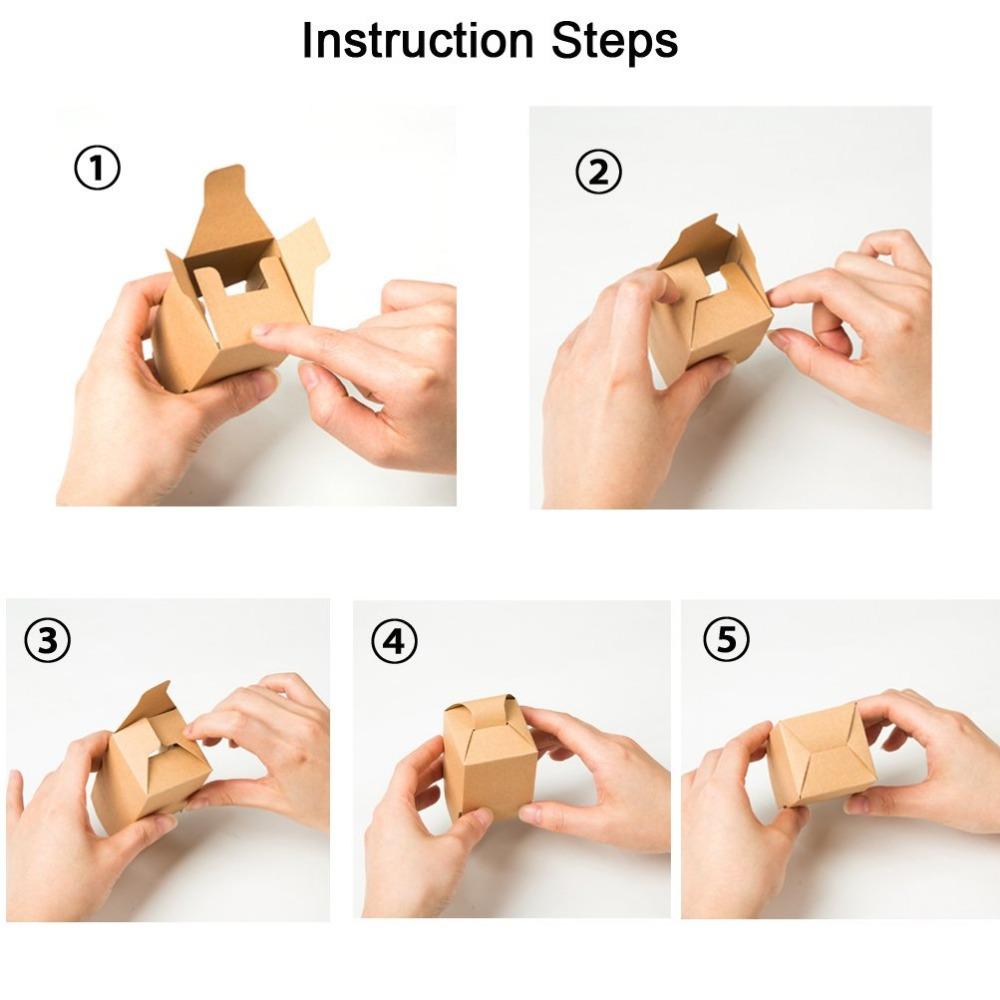 25pcs Dice-shaped Gift Boxes with Ribbon Paper Gift Packaging Box for Party Decoration Storage Box DIY Small Gift Boxes Wedding Bridesmaid