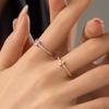 Banyan Tree S925 Silver Diamond Korean Ring - Women's Simple, Versatile Index Finger Jewelry