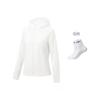 Li Ning Fitness Series Hooded Logo Stitching Zipper Fitness Windbreaker Women Outerwear AFDW462-2
