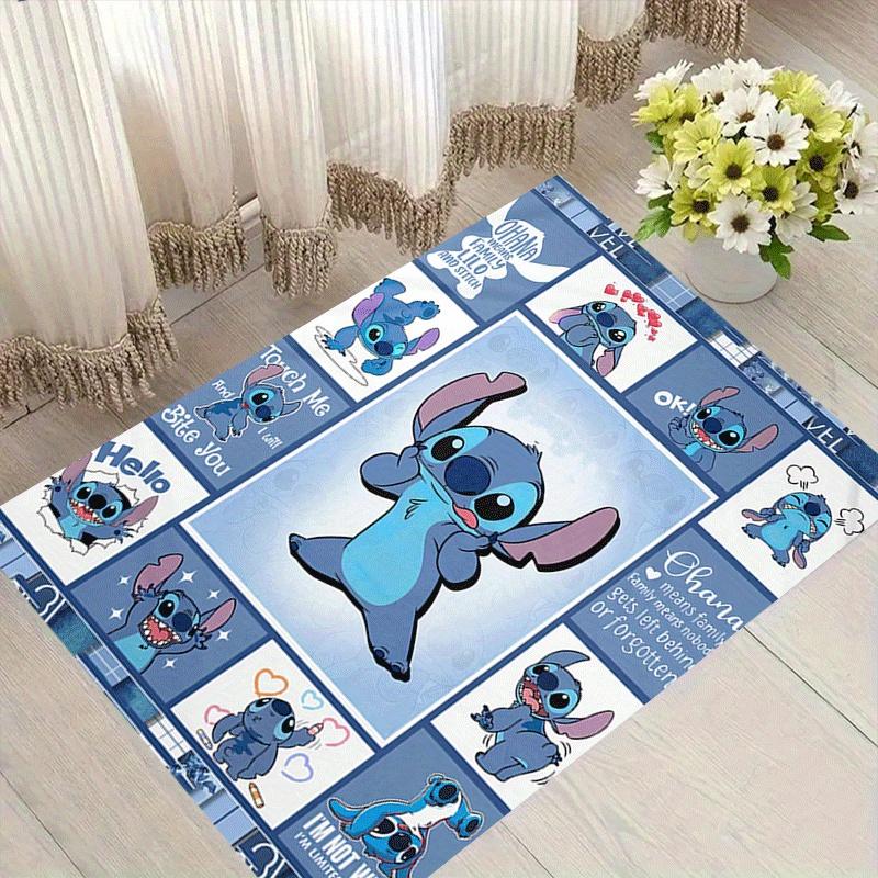 1 Stück Stitch Teppich, Teppich für Wohnbereich, Schlafzimmer und Spielzimmer, Langlebig, Fleckenbeständig und Leicht zu Reinigen, Wohnzimmer