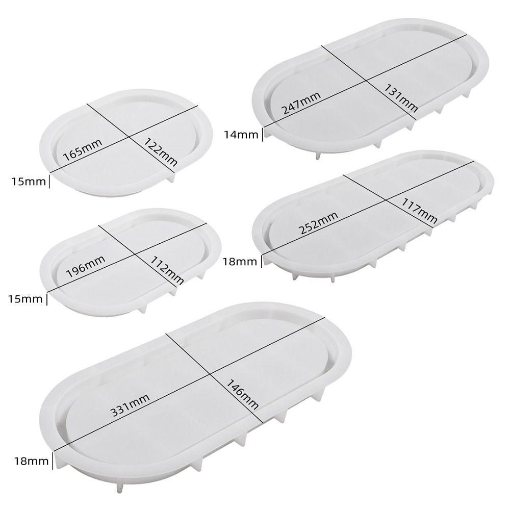 Silicone Storage Tray Mold Crystal Epoxy Coaster Mold Jewelry Display Stand  Home Decoration