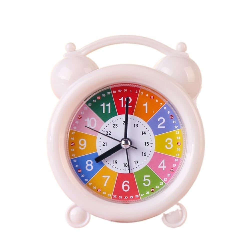 Early Education Children Desktop Clock Silent Table Alarm Clock  Bedroom Bedside