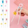 1Pc Cartoon Chopsticks Children Training Eating Chopsticks Learn Chopsticks Correct Usage Cute Kid Practice Chopstick Plastic