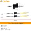 Gohantee LLED Turn Signal Resistor, 12 V, 25 W, 6.8 Ohm, Anti-Hifra Resistor, Turn Signal Resistor, 4 Pieces, General Purpose