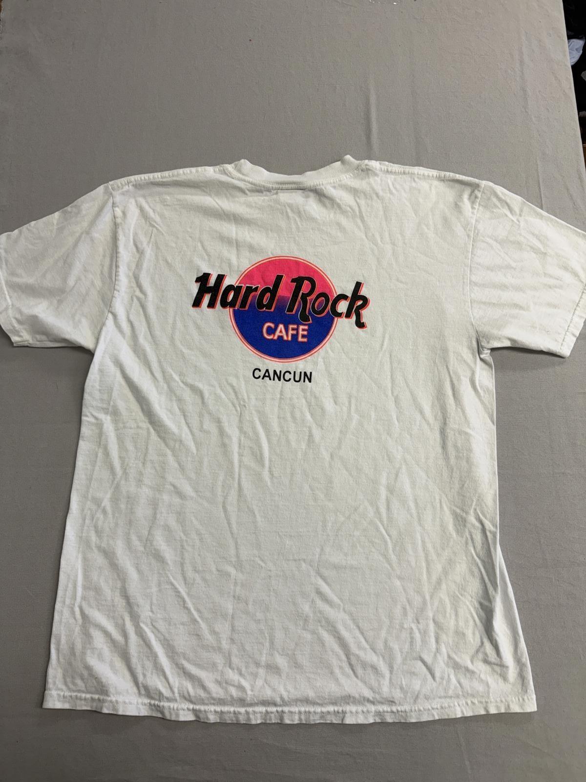 Vintage Cancun Sunset T-shirt Hard Rock Cafe Tee - XL XL