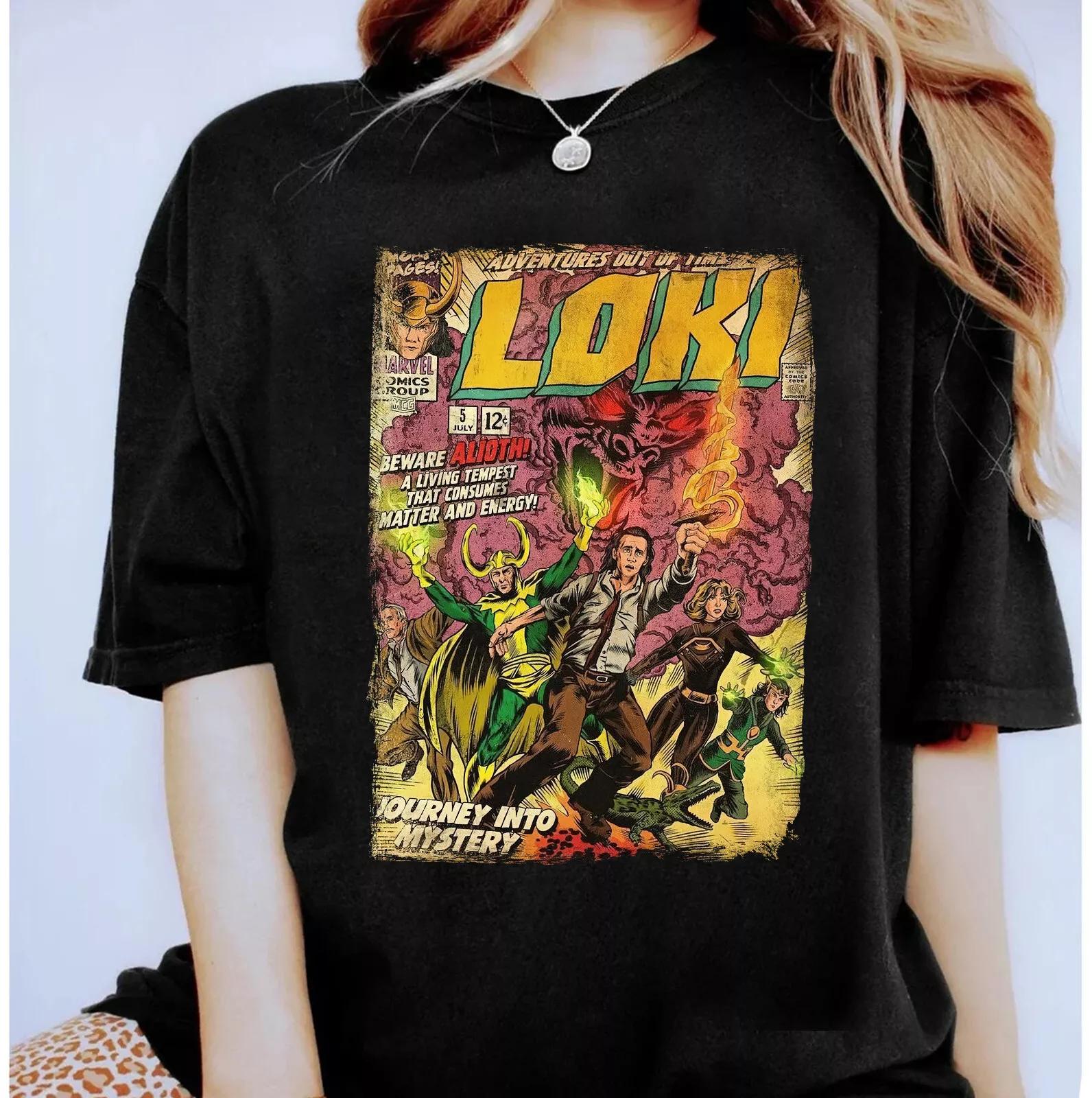 Футболка Marvel Loki Laufeyson 965, Унисекс футболка Бога Хитрости 4XL