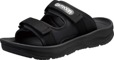 Asahi Outdoor Products ODP705SL Cushioned Sports Sandals with Velcro, Black, Size 26.0cm