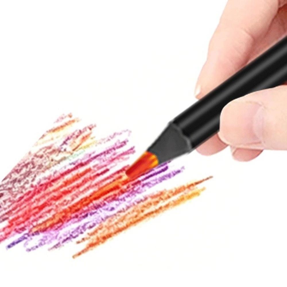 12pcs/Box Wooden Gradient Colored Pencils Multi-color Core Sketch Pencils Colored Pencils Drawing