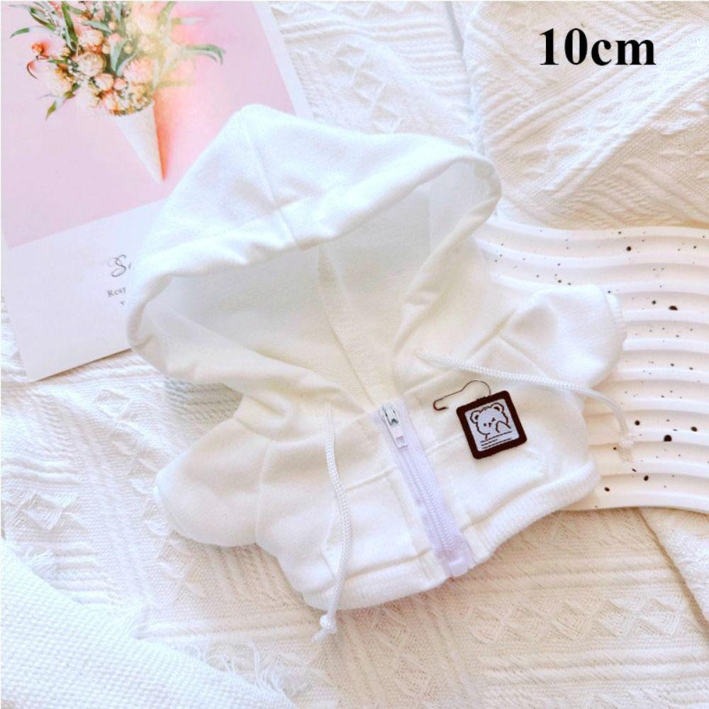 2 Colors Doll Hoodies Fashion Plush Doll Coat 10/20cm Cotton Dolls/1/12 BJD Dolls