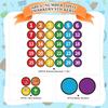 Floor Number Stickers for Classroom Lining up - 36PCS Line up Spots for Classroom Floor Stickers Dots Floors Numbers Decals for Back to School