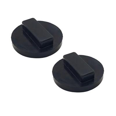 Winova Wagenheberauflage Wagenheberpunktadapter, Gummi, 2,4 x 1,0 Zoll (60 x