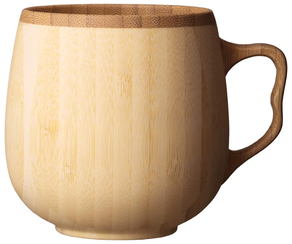 RIVERET Cafe Au Lait Mug, 350ml, Bamboo, Dishwasher Safe, White, RV-205W