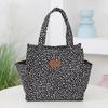 Neue Retro-Leopardenmuster-Lunchtasche mit Aufbewahrungstasche Große Kapazität Isolierte Tasche Handtasche Tragbare Tragetasche Damen