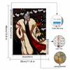DIY Diamond Painting Evil Witch Cross Stitch Kit Mosaic Art Diamond Painting Full Circle Diamond Home Decoration