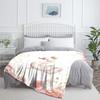Swan with Crown Roses Fleece Blanket Elegant Royal Design Soft Flannel Throw Cover Wedding Gift for Women Princess Theme Decorl