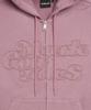 Mark Gonzales Mg Applique Zip-Up Hoodie - Indi Pink