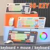Gaming Wireless Keyboard and Mouse Supports Dual-mode Bluetooth Connectivity Compatible with PC and Mac Devices