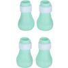 4pcs AntiScratch Cat Foot Covers Adjustable Silicone Pet AntiOff Claw Shoes Boots Cover(Mint Green )